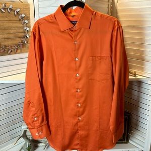 Geoffrey Beene Orange Dress Shirt